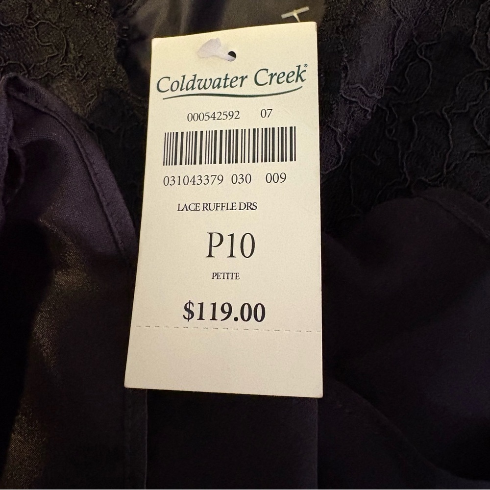 💚($119) Coldwater Creek Black Sheath Midi Dress - Picture 7 of 7